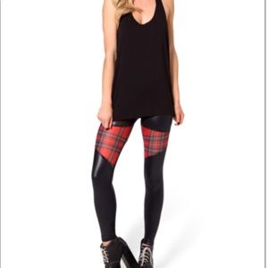 BlackMilk clothing leggings w plaid